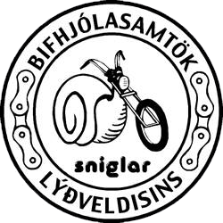 Bifhjólasamtök lýðveldisins Sniglar logo